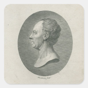 Pegatina Cuadrada Leonhard Euler