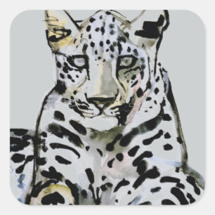 Pegatina Cuadrada Leopard árabe 2008 7