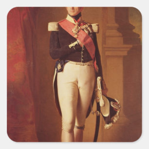 Pegatina Cuadrada Leopold I c.1846