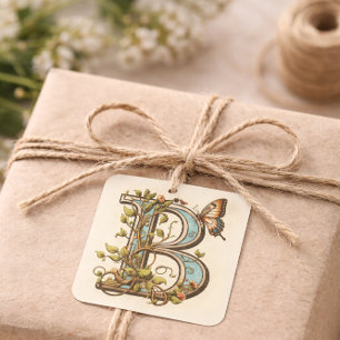 Pegatina Cuadrada Let