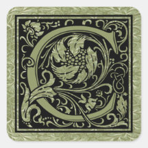 Letra C primera letra monograma