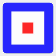 Letra nautical Flag Signal Letra W (Whiskey)