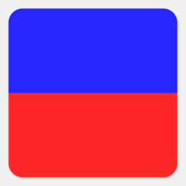 Pegatina Cuadrada Letra nautical Flag Signal Letter E (Echo)