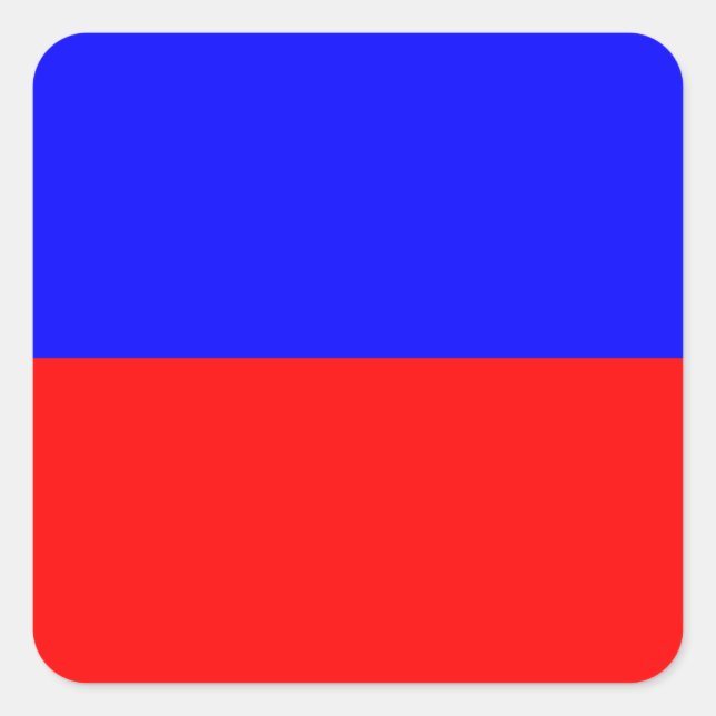 Pegatina Cuadrada Letra nautical Flag Signal Letter E (Echo) (Anverso)