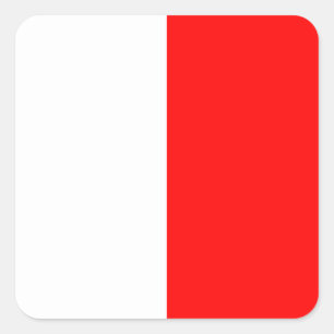 Pegatina Cuadrada Letra nautical Flag Signal Letter H (Hotel)