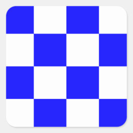 Pegatina Cuadrada Letra nautical Flag Signal Letter N (Noviembre)