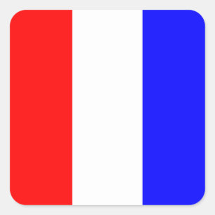 Pegatina Cuadrada Letra nautical Flag Signal Letter T (Tango)