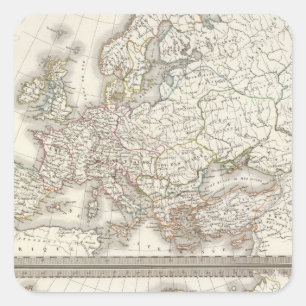 Pegatina Cuadrada L'Europe 800, 1500