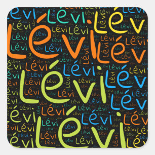 Pegatina Cuadrada Levi