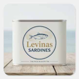Pegatina Cuadrada Levinas Stickers 