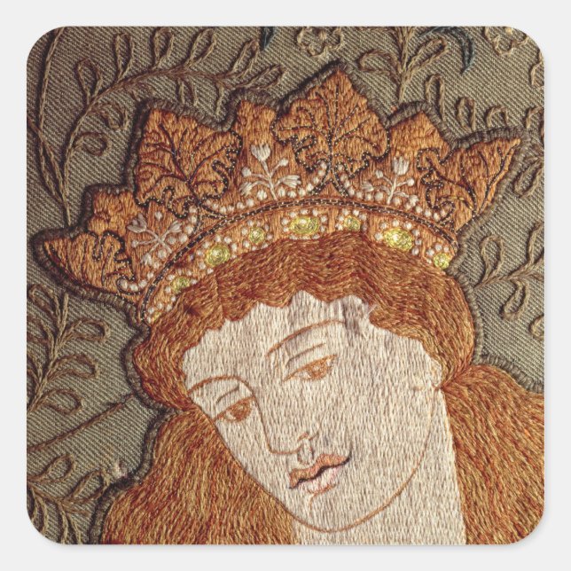 Pegatina Cuadrada 'Leyenda de las buenas mujeres' de Geoffrey Chauce (Anverso)