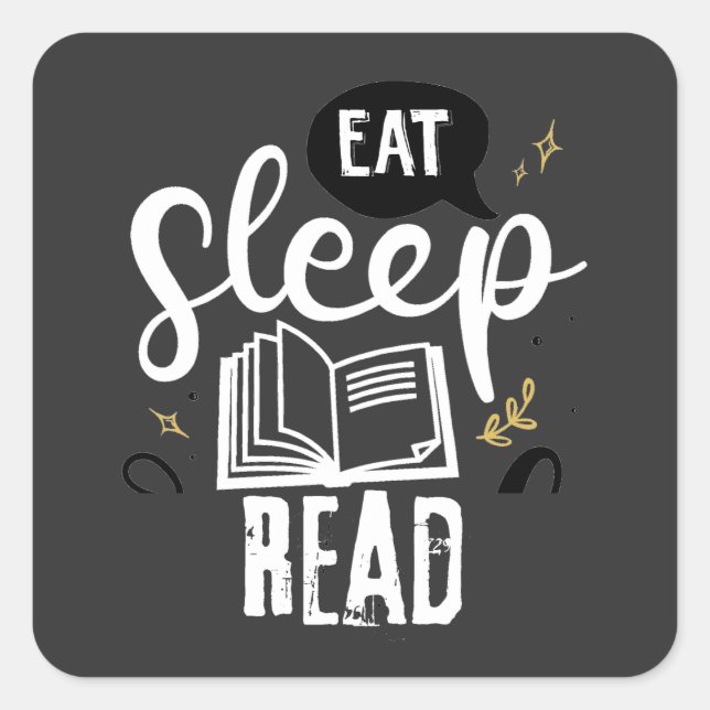 Pegatina Cuadrada Libros para leer juntos (Anverso)