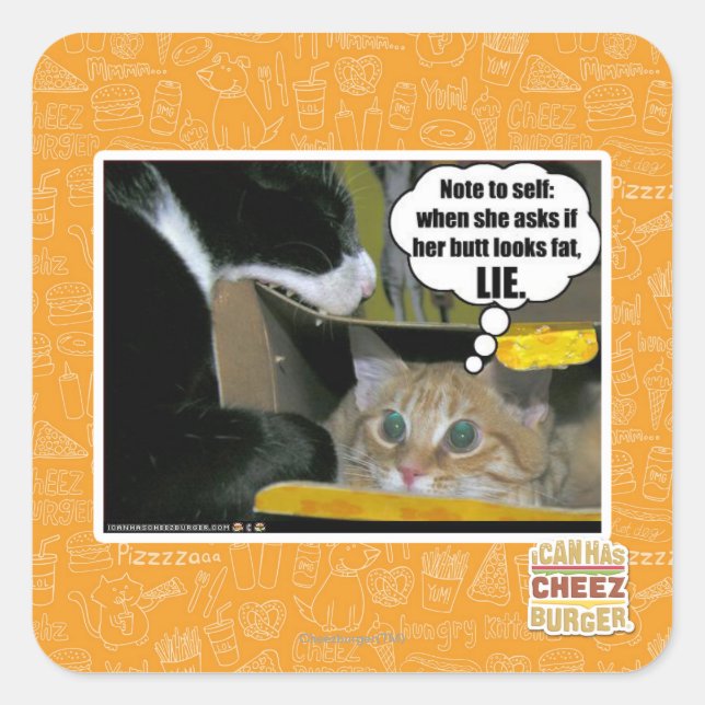 PEGATINA CUADRADA LIE (Anverso)