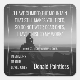 Pegatina Cuadrada Lifeworks