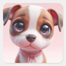 Pegatina Cuadrada "Lily"