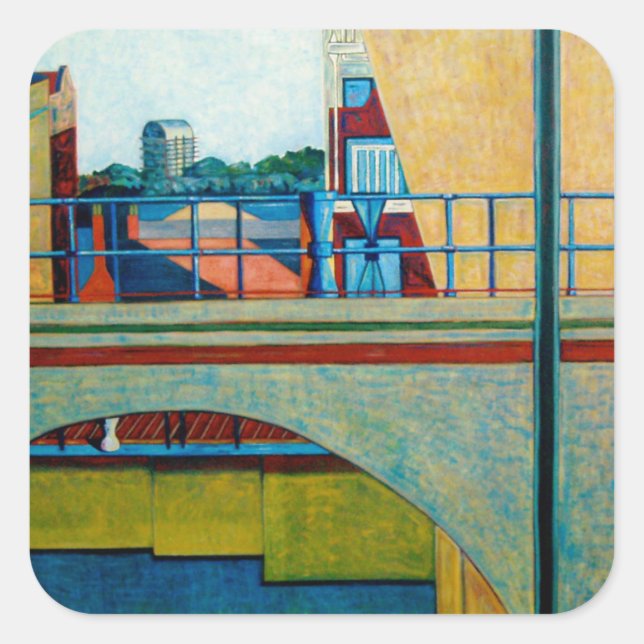 Pegatina Cuadrada Limehouse (Anverso)