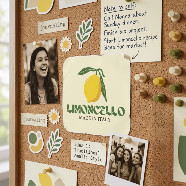 Pegatina Cuadrada Limoncello (Subido por el creador)