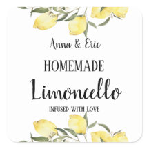 Limoncello Casero Elegante Boda Moderna
