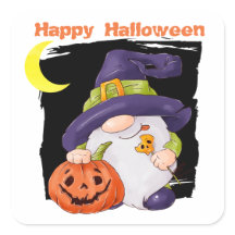 Lindo Gnome Jack o' Lantern Niños Halloween