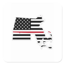 Línea roja fina de Massachusetts