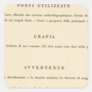Pegatina Cuadrada Líneas de comunicación Legend 910