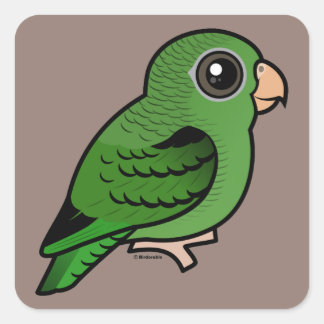 Pegatina Cuadrada Linnie Verde