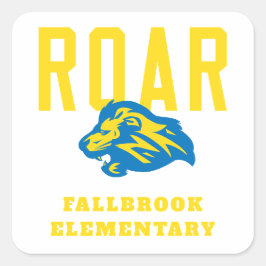 Pegatina Cuadrada Lion Pride