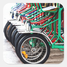 Pegatina Cuadrada Listo para montar