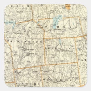 Pegatina Cuadrada Litchfield Co S