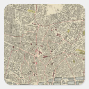 Pegatina Cuadrada Liverpool