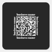llavero de negocio con código QR minimalista econó