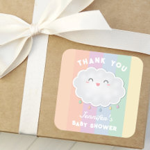 Lluvia de Nubes Lindas Arcoíris Baby Shower Agrade