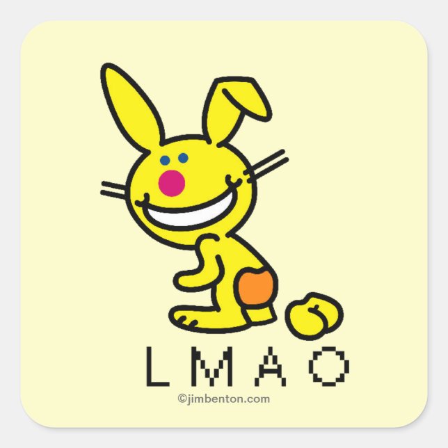 PEGATINA CUADRADA LMAO (Anverso)