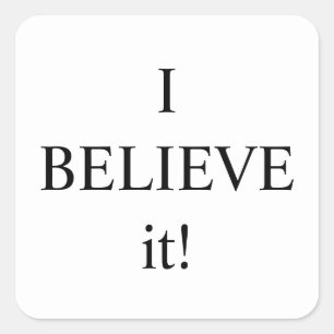 Pegatina Cuadrada Lo dudo Thunder_Cove