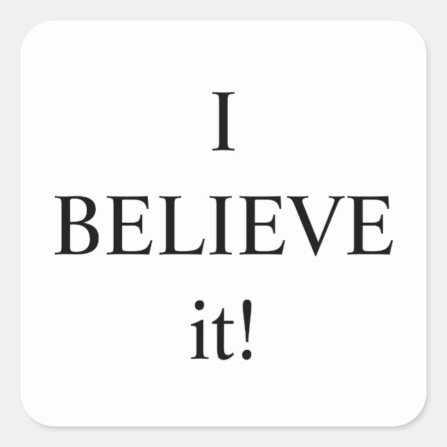 Pegatina Cuadrada Lo dudo Thunder_Cove (Anverso)