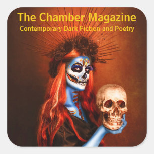 Pegatina Cuadrada Logo De La Revista De Cámara