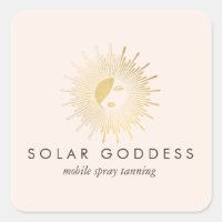 Logo del Chica de la diosa del sol Spray Tanning S