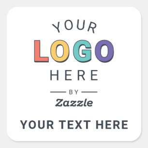 Pegatina Cuadrada Logotipo a tu manera