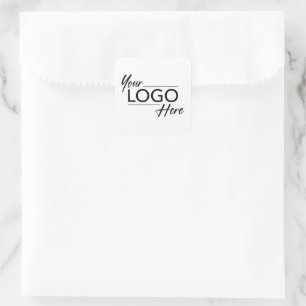 Pegatina Cuadrada Logotipo comercial moderno
