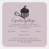 Logotipo de magdalena linda Negocio de comida Rosa