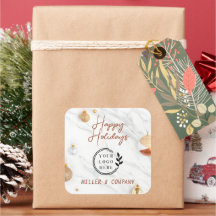 Logotipo Felices Fiestas Navidades Corporativos Mo