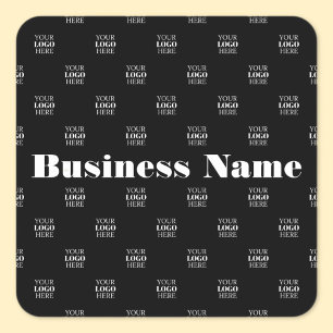 Pegatina Cuadrada Logotipo o diseño moderno con cualquier imagen