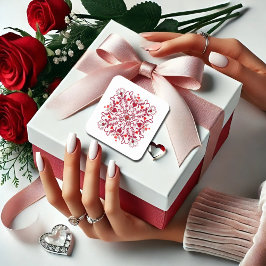 Pegatina Cuadrada Lograr que escribas a mano sin fisuras doodles val