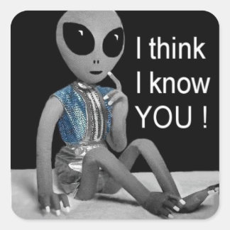 Pegatina Cuadrada LOL - Por correo electrónico o al lado de una imag