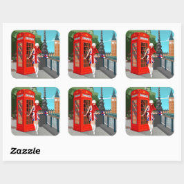 Pegatina Cuadrada London Calling