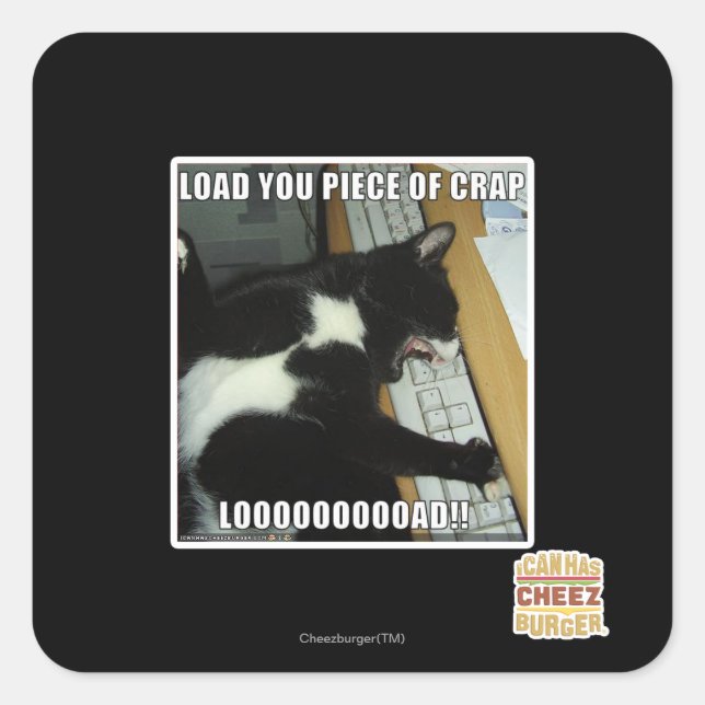 PEGATINA CUADRADA LOOOOOOOOAD (Anverso)