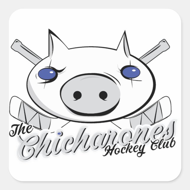 Pegatina Cuadrada Los chicharones (Anverso)