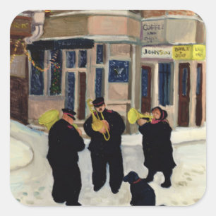 Pegatina Cuadrada ¡Los cristianos están despiertos!