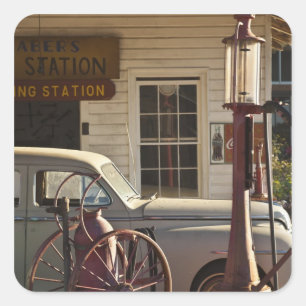 Pegatina Cuadrada Los E.E.U.U., Mississippi, Jackson, Mississippi