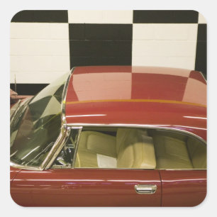 Pegatina Cuadrada Los E.E.U.U., Ohio, Cleveland: Reserva occidental